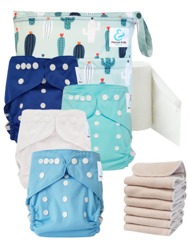 Kit de lancement couches lavables Start and Go TE2 Sensitive