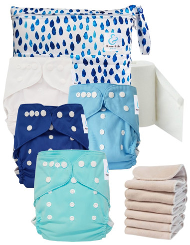 Kit de lancement couches lavables Start and Go TE2 Sensitive - Escale