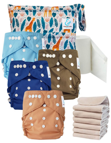 Kit de lancement couches lavables Start and Go TE2 Sensitive - Highland