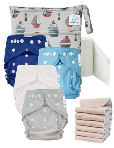 Kit de lanzamiento Capas lavables comienzan y sigue sensibles a TE2