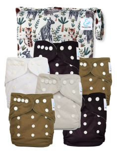 Pack Essentiel de couches lavables TE1 Sensitive