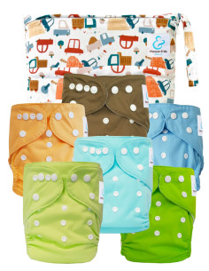 Pack Essentiel de couches lavables TE1 Sensitive