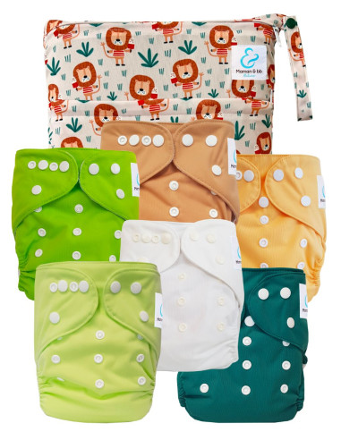 Pack Essentiel de couches lavables TE1 Sensitive