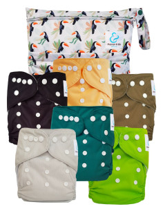 Pack Essentiel de couches lavables TE1 Sensitive