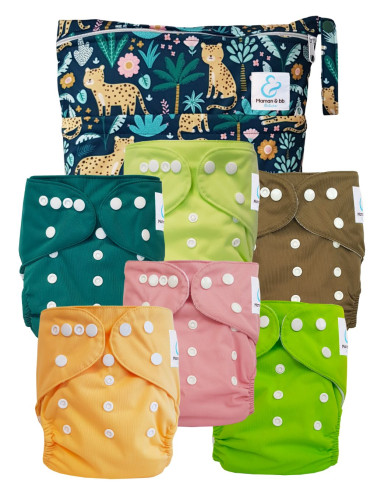 Pack Essentiel de couches lavables TE1 Sensitive