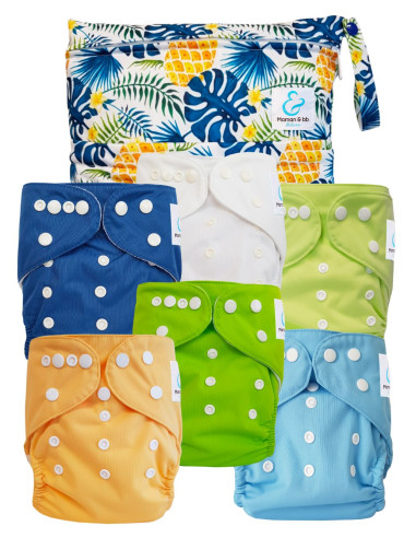 Pack Essentiel de couches lavables TE1 Sensitive