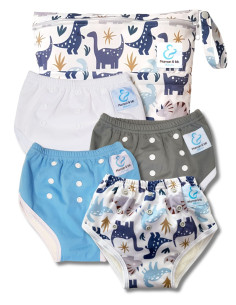 Culotte d'apprentissage à la propreté taille évolutive bambou