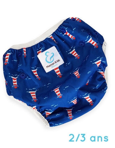Washable and reusable swimsuit layer for baby