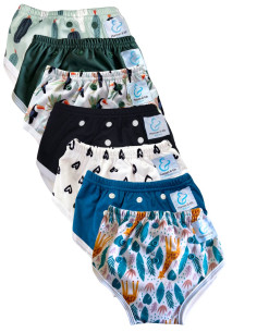 Leren slipje om schaalbare taille bamboe te reinigen