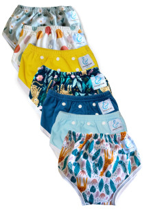 Culotte d'apprentissage à la propreté taille évolutive bambou