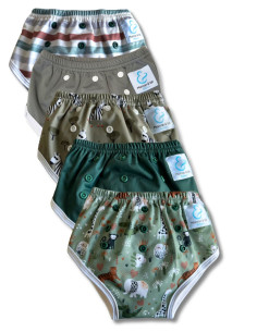 Culotte d'apprentissage à la propreté taille évolutive bambou