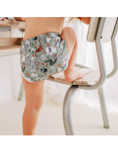 Culotte d'apprentissage à la propreté taille évolutive bambou 2