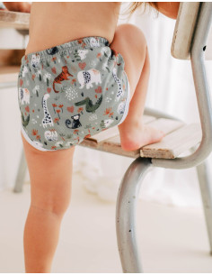 Culotte d'apprentissage à la propreté taille évolutive bambou 2