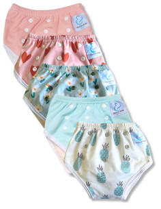 Culotte d'apprentissage à la propreté taille évolutive bambou