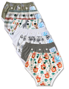 Culotte d'apprentissage à la propreté taille évolutive bambou