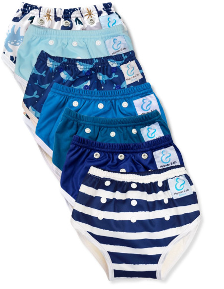 Culotte d'apprentissage à la propreté taille évolutive bambou