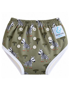 Culotte d'apprentissage à la propreté taille évolutive bambou