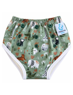 Culotte d'apprentissage à la propreté taille évolutive bambou