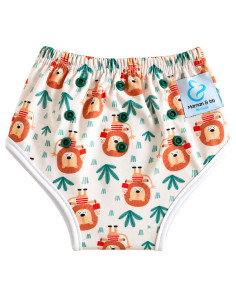 Culotte d'apprentissage à la propreté taille évolutive bambou
