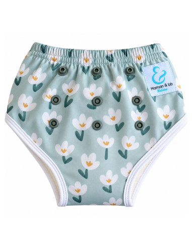 Culotte d'apprentissage à la propreté taille évolutive bambou