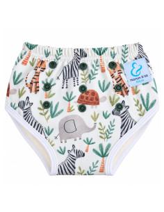 Culotte d'apprentissage à la propreté taille évolutive bambou