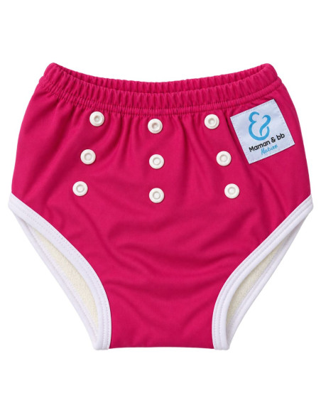 Culotte d'apprentissage à la propreté taille évolutive bambou