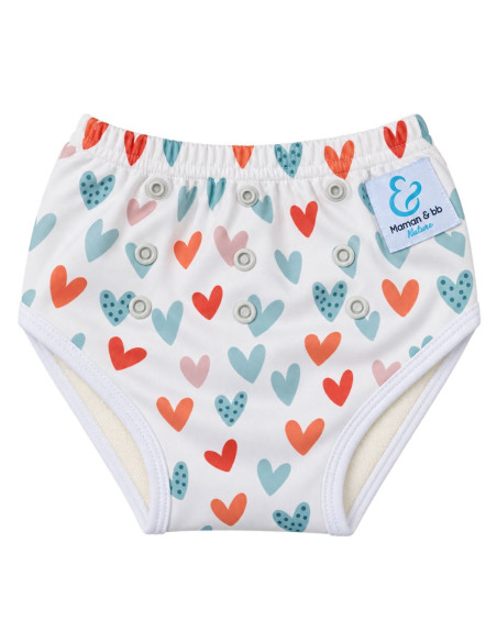 Culotte d'apprentissage à la propreté taille évolutive bambou