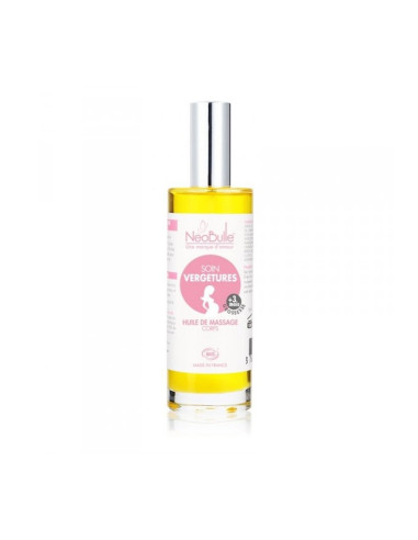 Soin Vergetures, huile de massage