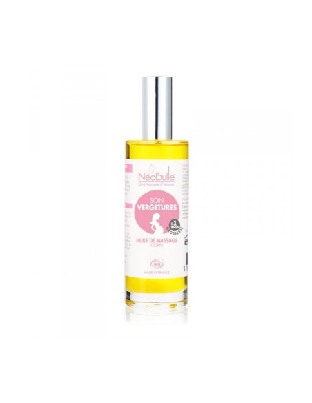 Soin Vergetures, huile de massage