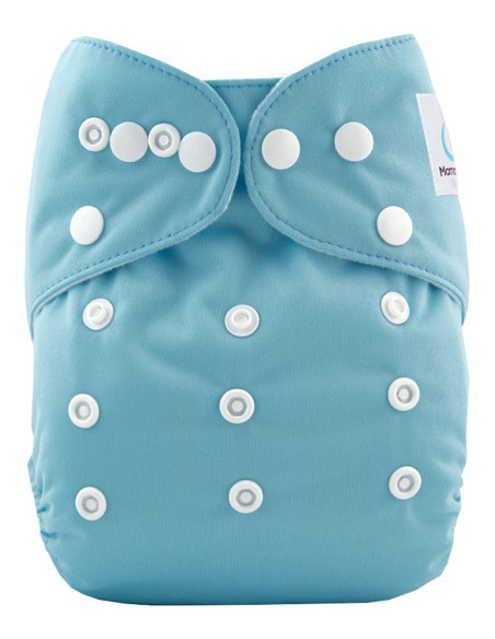 pocket diaper + Sound Microfiber Insert - Blue