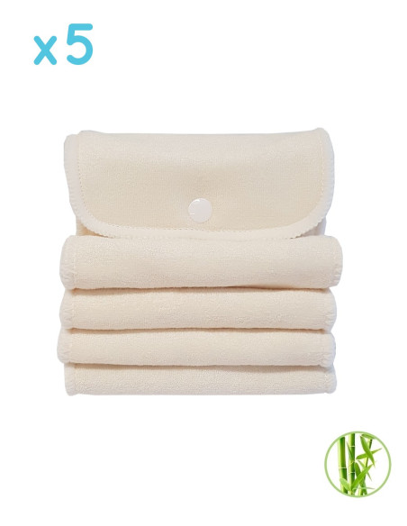Lot de 5 Inserts en microfibre pour couches lavables