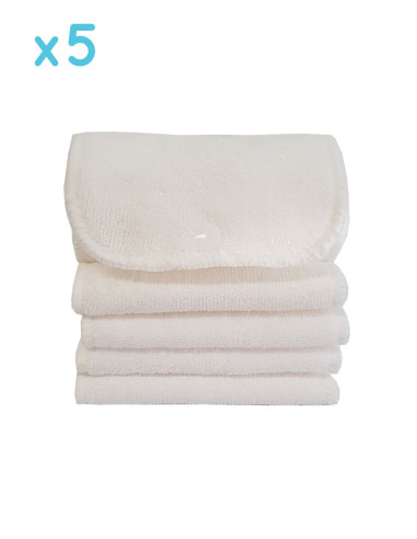 Set of 5 microfiber inserts for Cover diapers