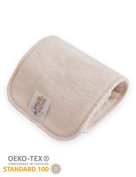 Set of 5 Oeko Tex® certified cotton inserts for washable layers while one