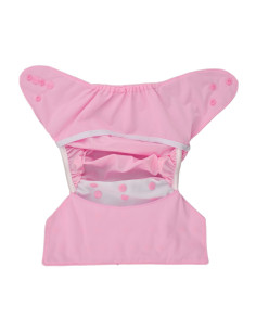 comment régler une couche lavable évolutive à la taille de bébé 2