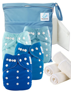Blueberry washable layers | Start and Go TE1 Launch Kit