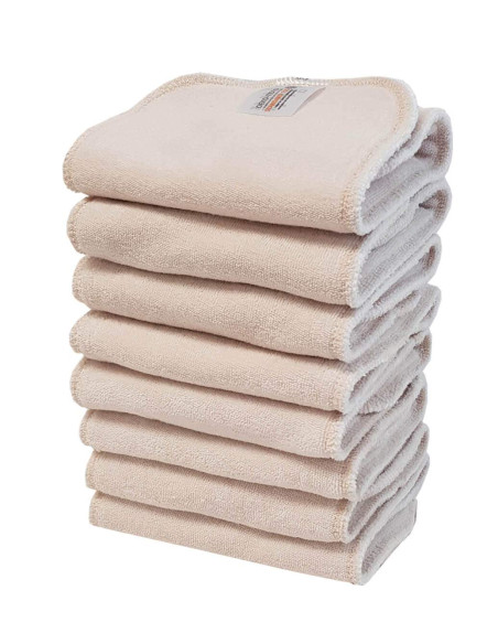 Lot de 8 Couches lavables tout en Un Te1 certifiées OEKO TEX