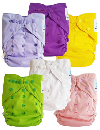 Veel windeln WASBARE TE2 + Druk Microfiber Insert