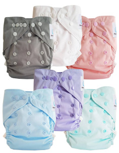 Veel windeln WASBARE TE2 + Druk Microfiber Insert
