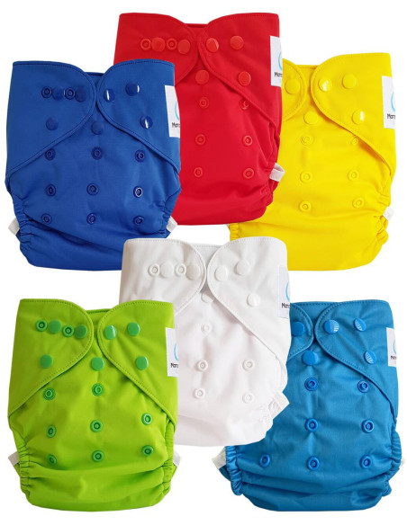Veel windeln WASBARE TE2 + Druk Microfiber Insert