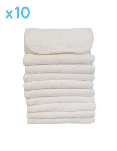 Lot 10 inserts en microfibre Ultra absorbant pour couches lavables TE1