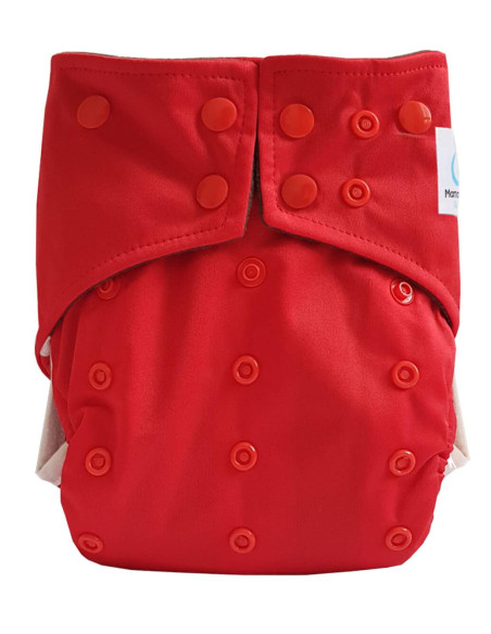 Couches lavables intégrales évolutives tout en un insert en bambou