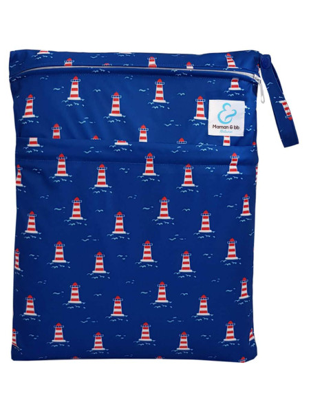 Impermeable bag for washable layers or swimsuit