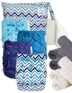 Kit de lancement couches lavables Start and Go TE2 Avec inserts en bambou