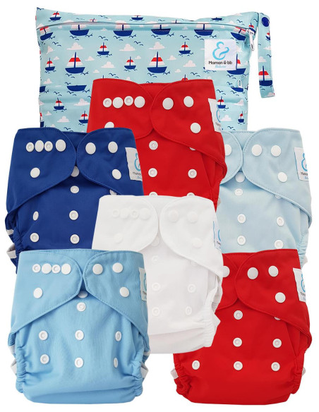 Pack Essentiel de couches lavables TE2 Sensitive