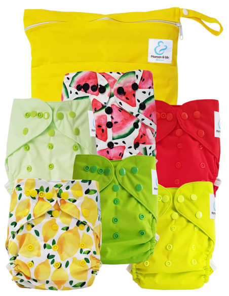 Pack Essentiel de couches lavables TE2