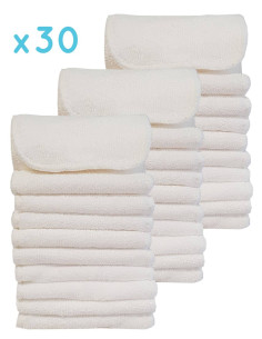 Conjunto de 30 insertos de microfibra para capas lavables