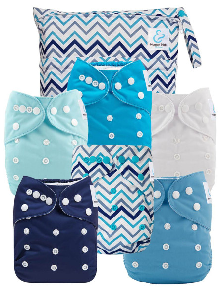 Kit de lancement couches lavables - l'essentiel pour se lancer dans une démarche saine pour bébé et la planète