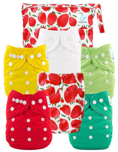 Launch kit washable diapers - the essential to start a healthy approach to baby and the planet