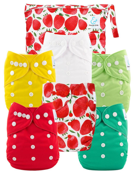 Kit de lancement couches lavables - l'essentiel pour se lancer dans une démarche saine pour bébé et la planète