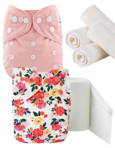 Pack Découverte couches lavables te1 insert et voiles de protection, optez pour le geste zero dechet